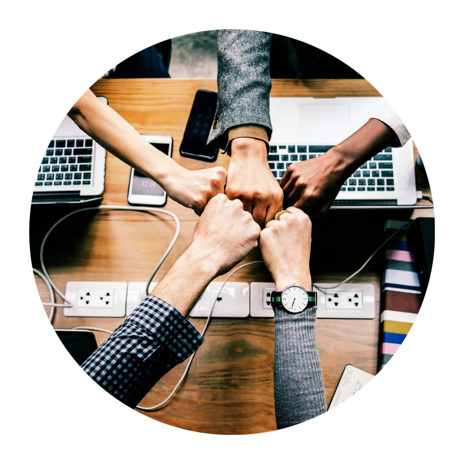 Teamwork meeting png circle badge element, transparent background Teamwork meeting png circle badge element, transparent background